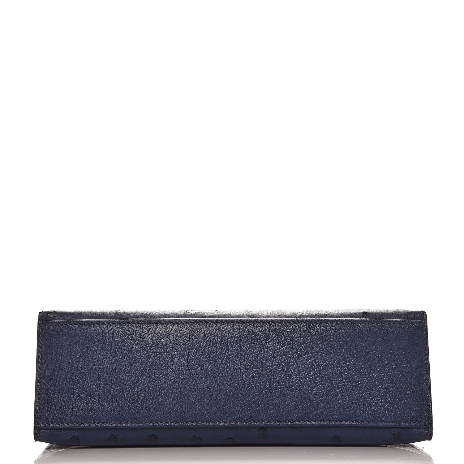 Hermes Ostrich Kelly Pochette Bleu Saphir 23 of 27