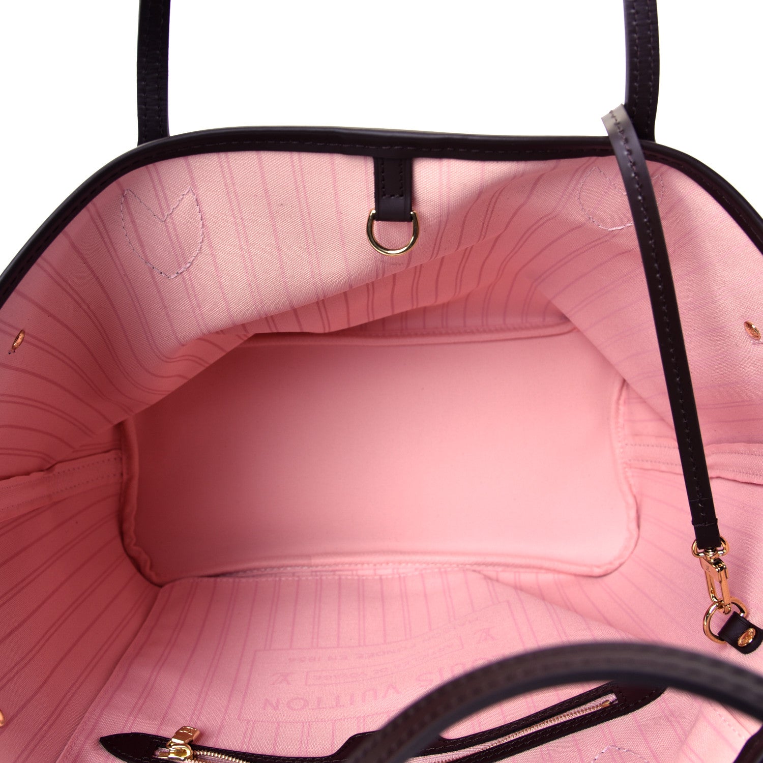 Louis Vuitton Damier Ebene Neo Neverfull MM Rose Ballerine 4 of 4