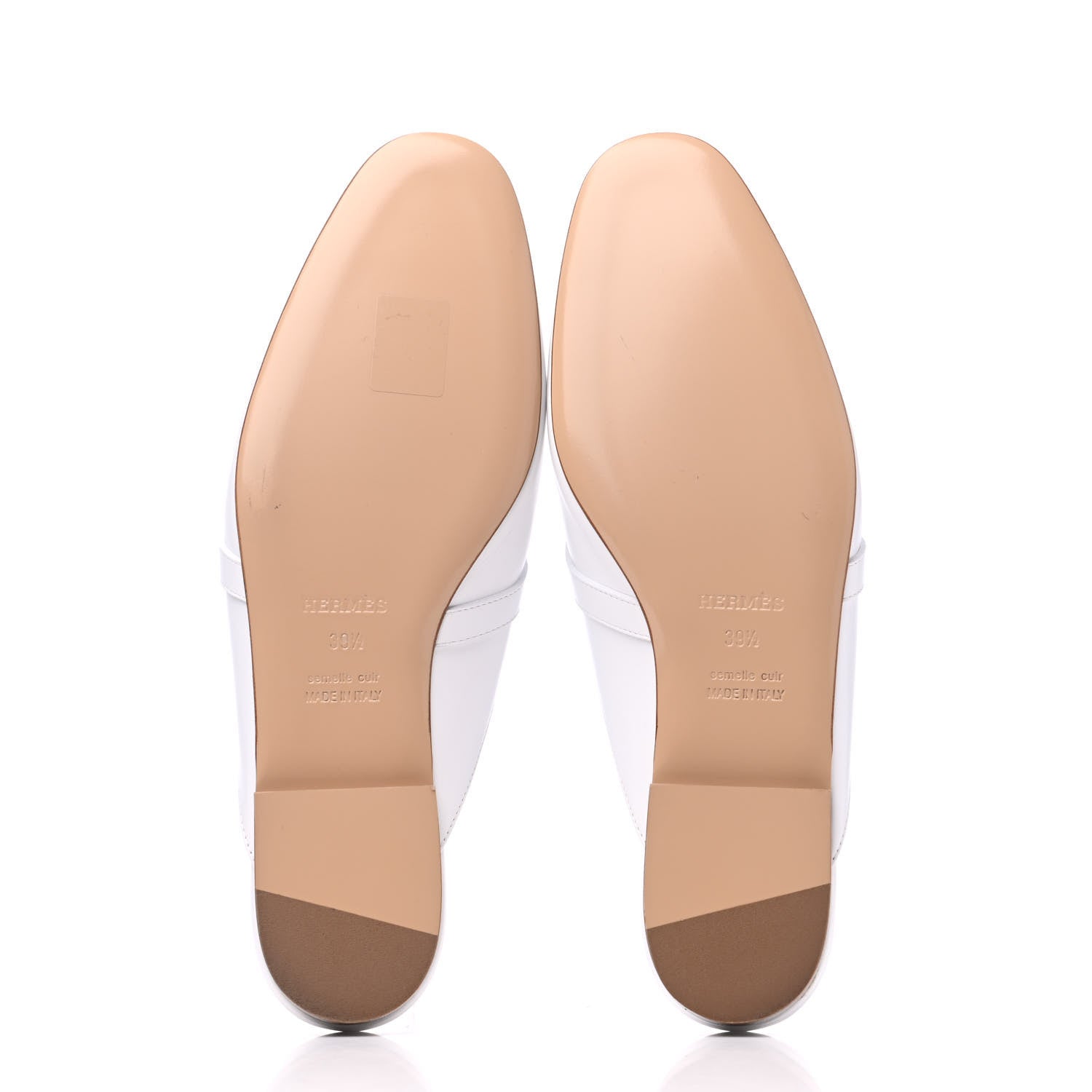 Hermes Calfskin Oz Mules 39.5 White 5 of 11