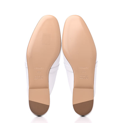 Hermes Calfskin Oz Mules 39.5 White 5 of 11