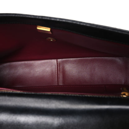 Chanel Shiny Lambskin Quilted Daily Friend Flap Black 5 of 10