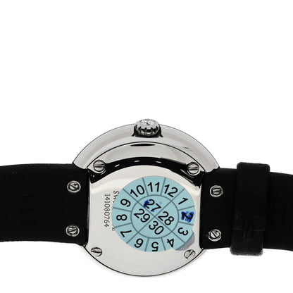 Tiffany Stainless Steel Calfskin Diamond Bezel 24mm Atlas 2-Hand Quartz Watch Tiffany Blue 4 of 5