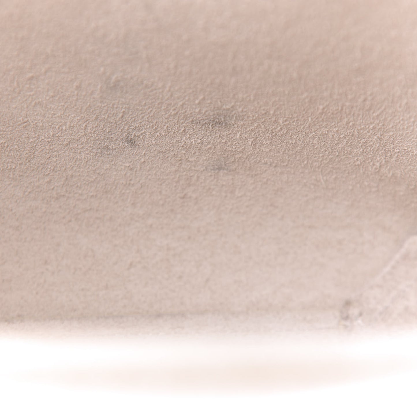Grained Calfskin Micro Belt Bag White