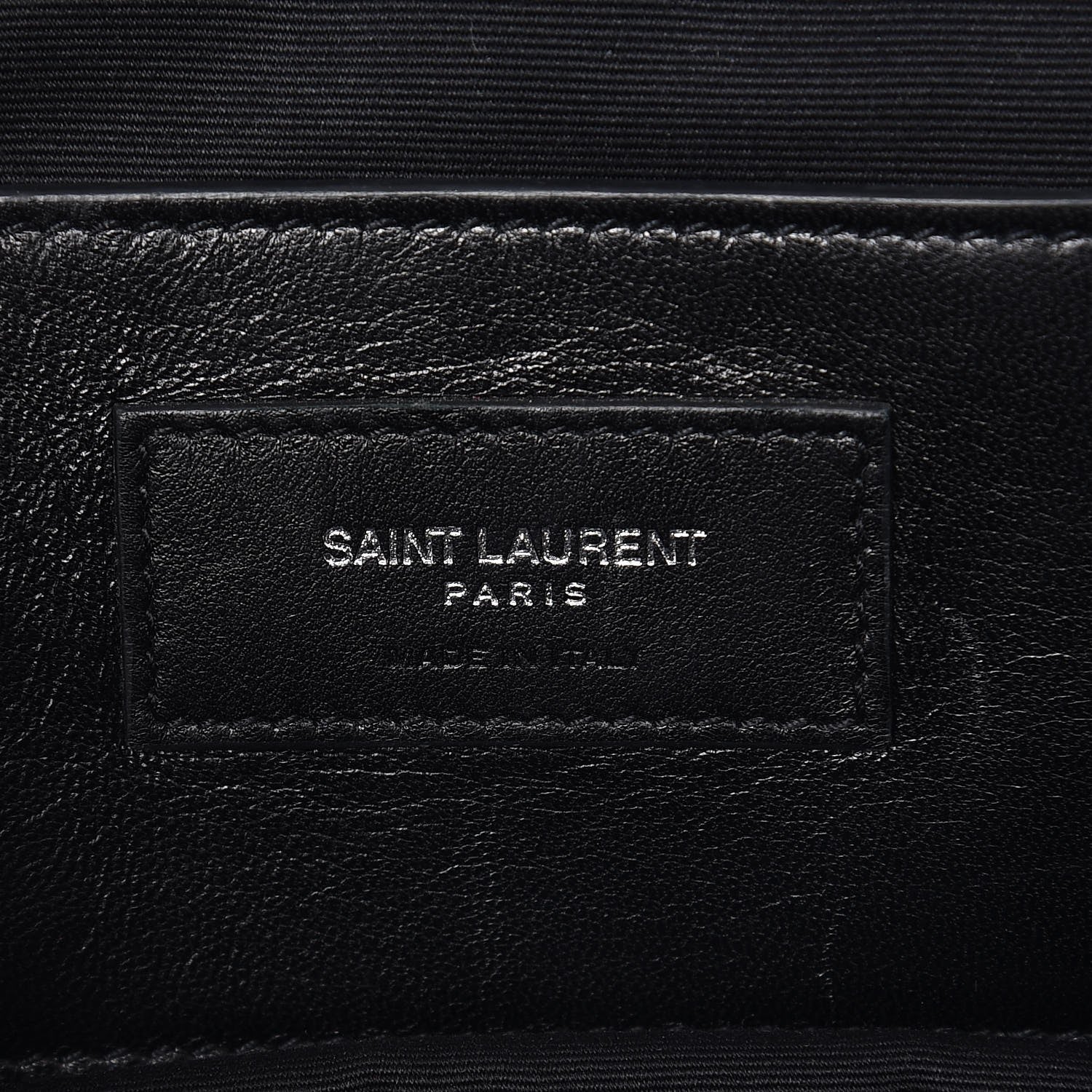 Saint Laurent Sheepskin Tri-Quilt Monogram Medium College Bag Gray 7 of 7