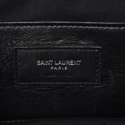 Saint Laurent Sheepskin Tri-Quilt Monogram Medium College Bag Gray 7 of 7