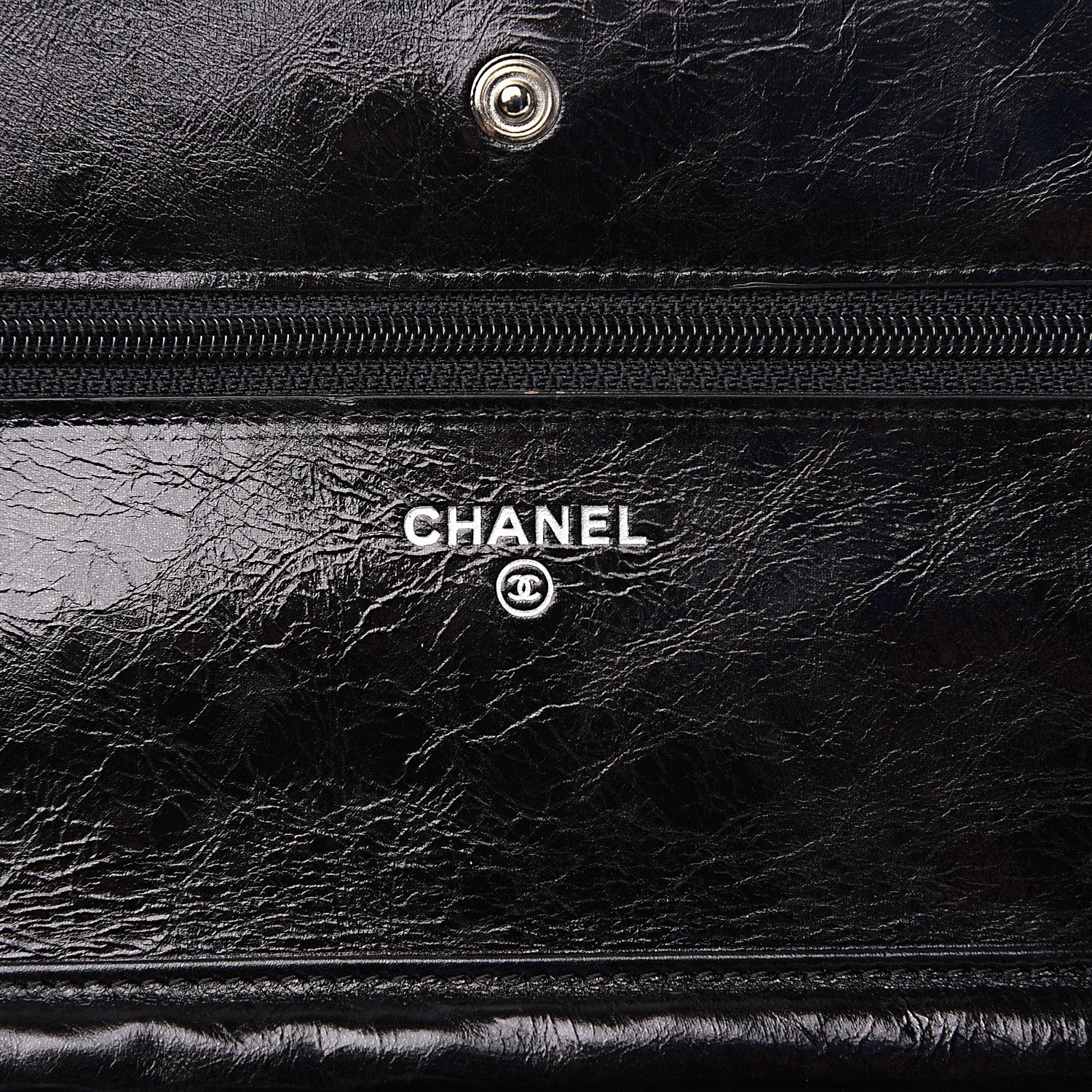 Chanel Aged Calfskin Quilted Reissue Wallet On Chain WOC So Black 5 of 10