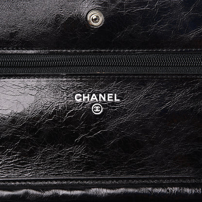 Chanel Aged Calfskin Quilted Reissue Wallet On Chain WOC So Black 5 of 10