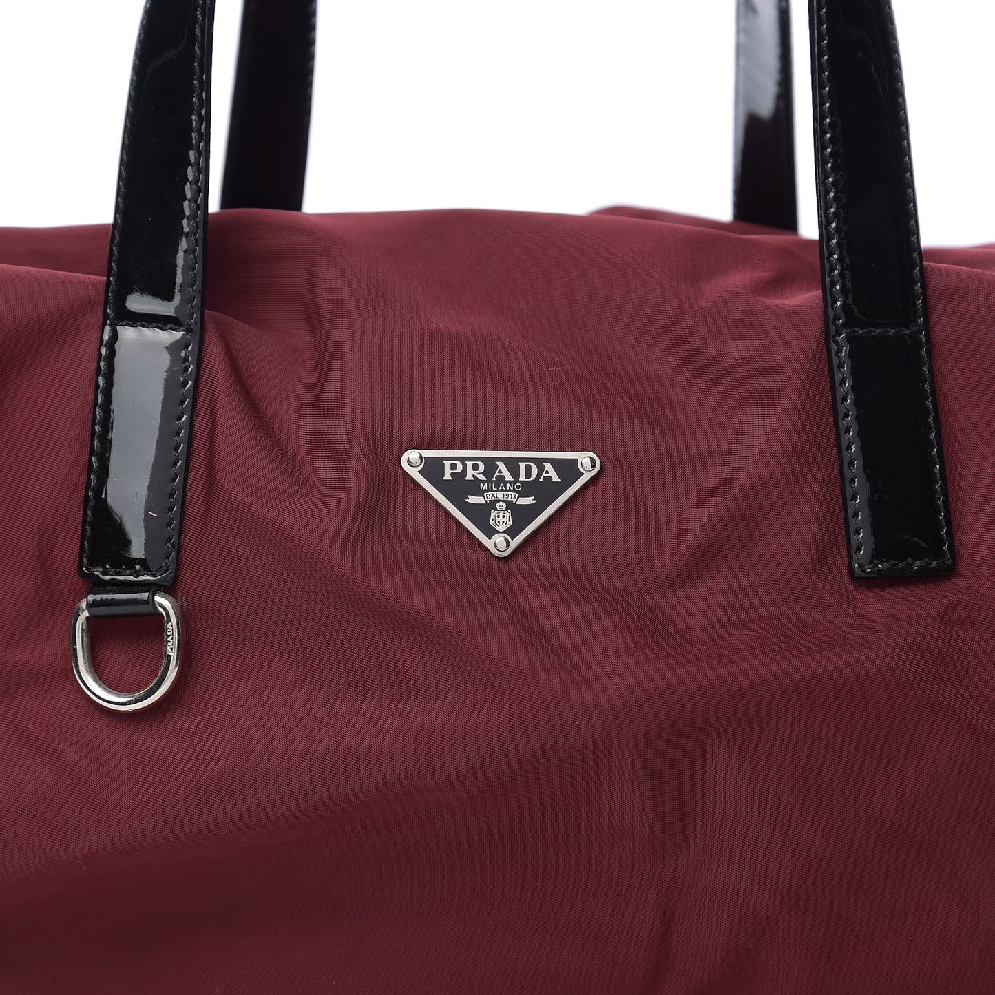 Tessuto Nylon Duffel Granato