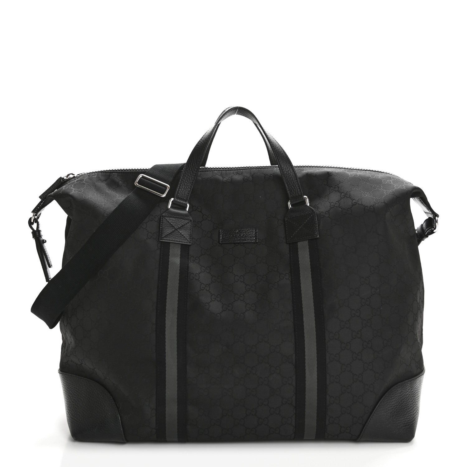 Gucci Nylon Monogram XL Duffle Bag Black 1 of 12