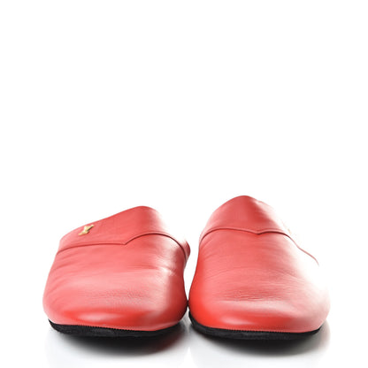 Louis Vuitton X SUPREME Lambskin Mens Hugh Slippers 9 Rouge 2 of 7