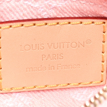 Louis Vuitton Monogram Denim Key Pouch Washed Pink 6 of 7