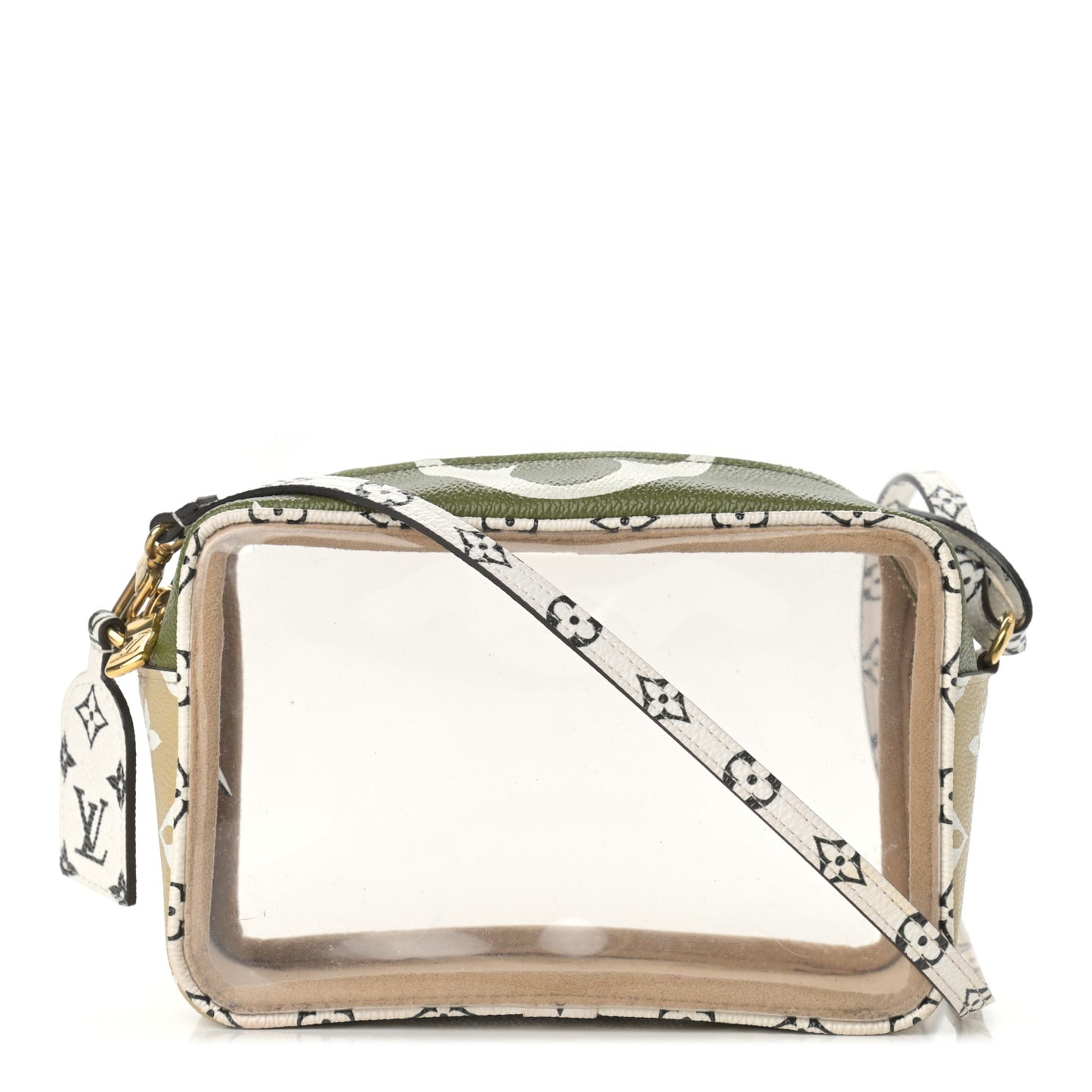 Monogram Giant Beach Pouch Kaki