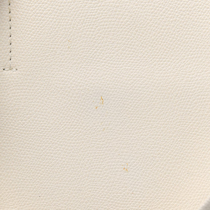 Celine Grained Calfskin Medium Horizontal Cabas Phantom White 11 of 11