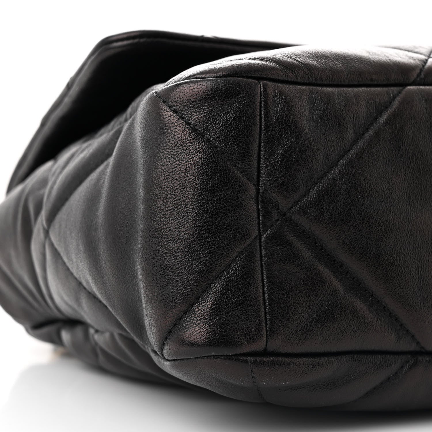 Chanel Lambskin Quilted Large Chanel 19 Flap Black 9 of 10