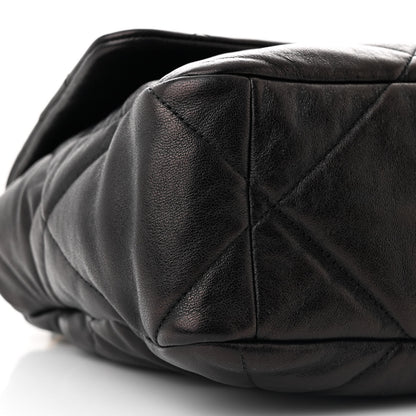 Chanel Lambskin Quilted Large Chanel 19 Flap Black 9 of 10