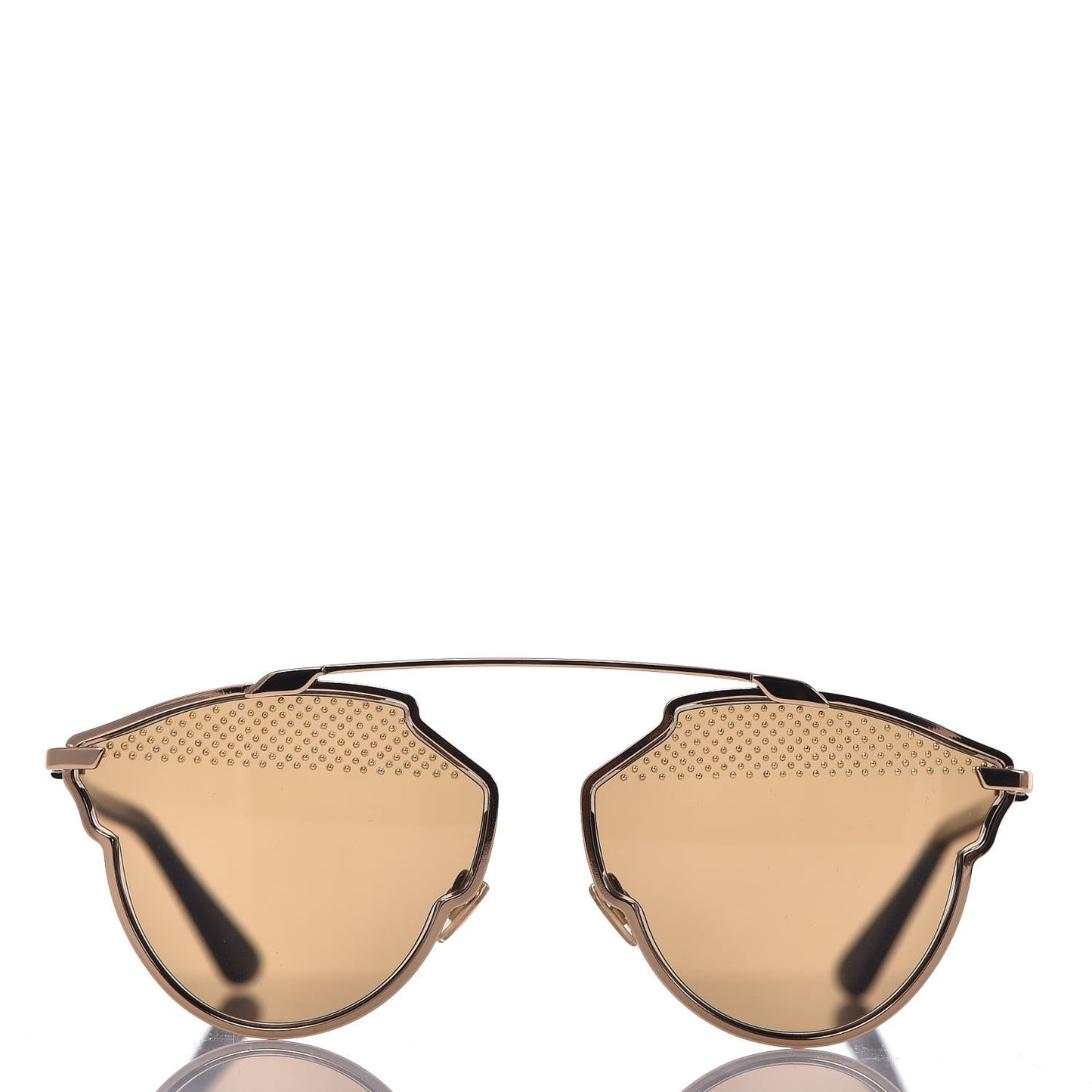 Studded So Real Sunglasses Gold