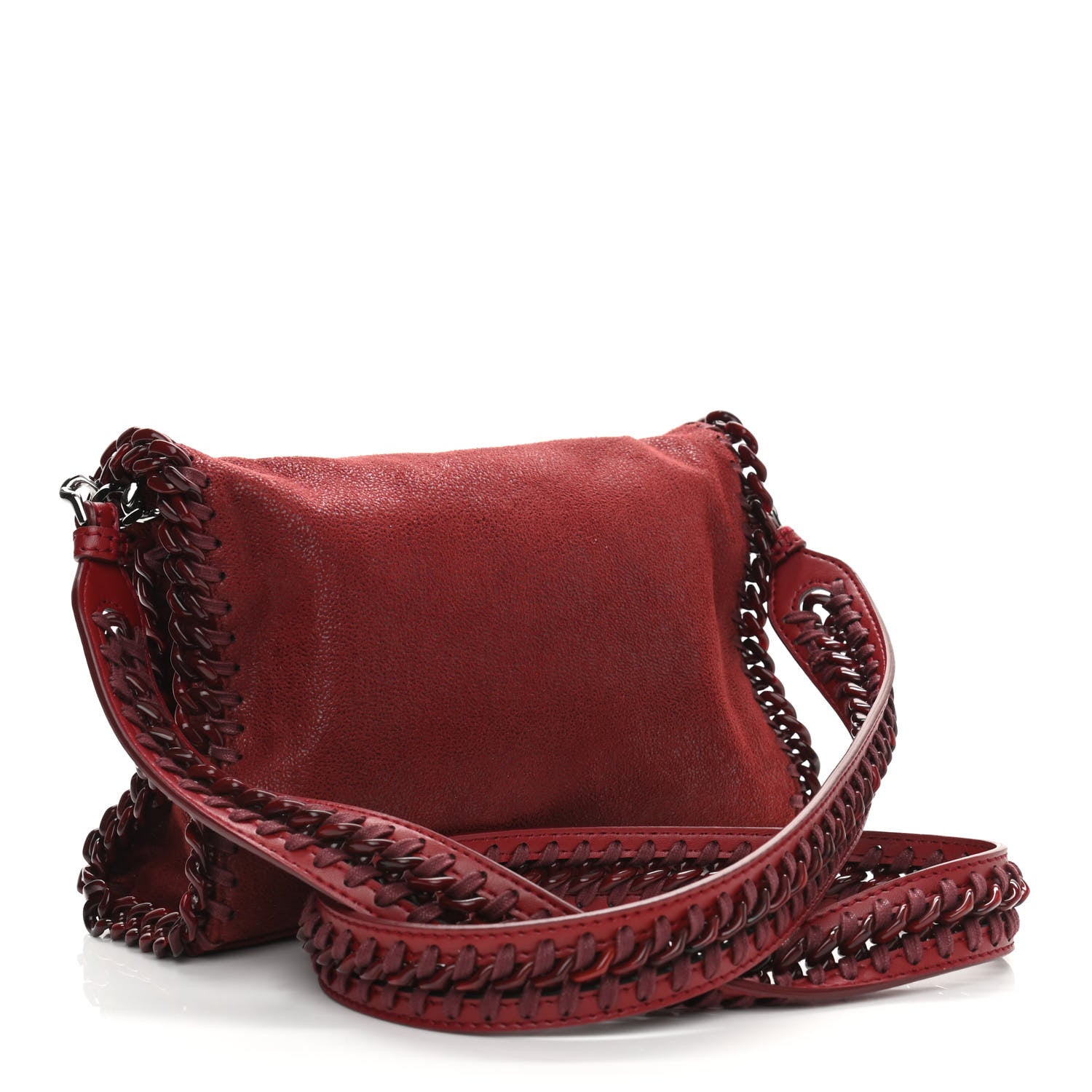 Stella McCartney Shaggy Deer Mini Candy Falabella Ruby 3 of 11