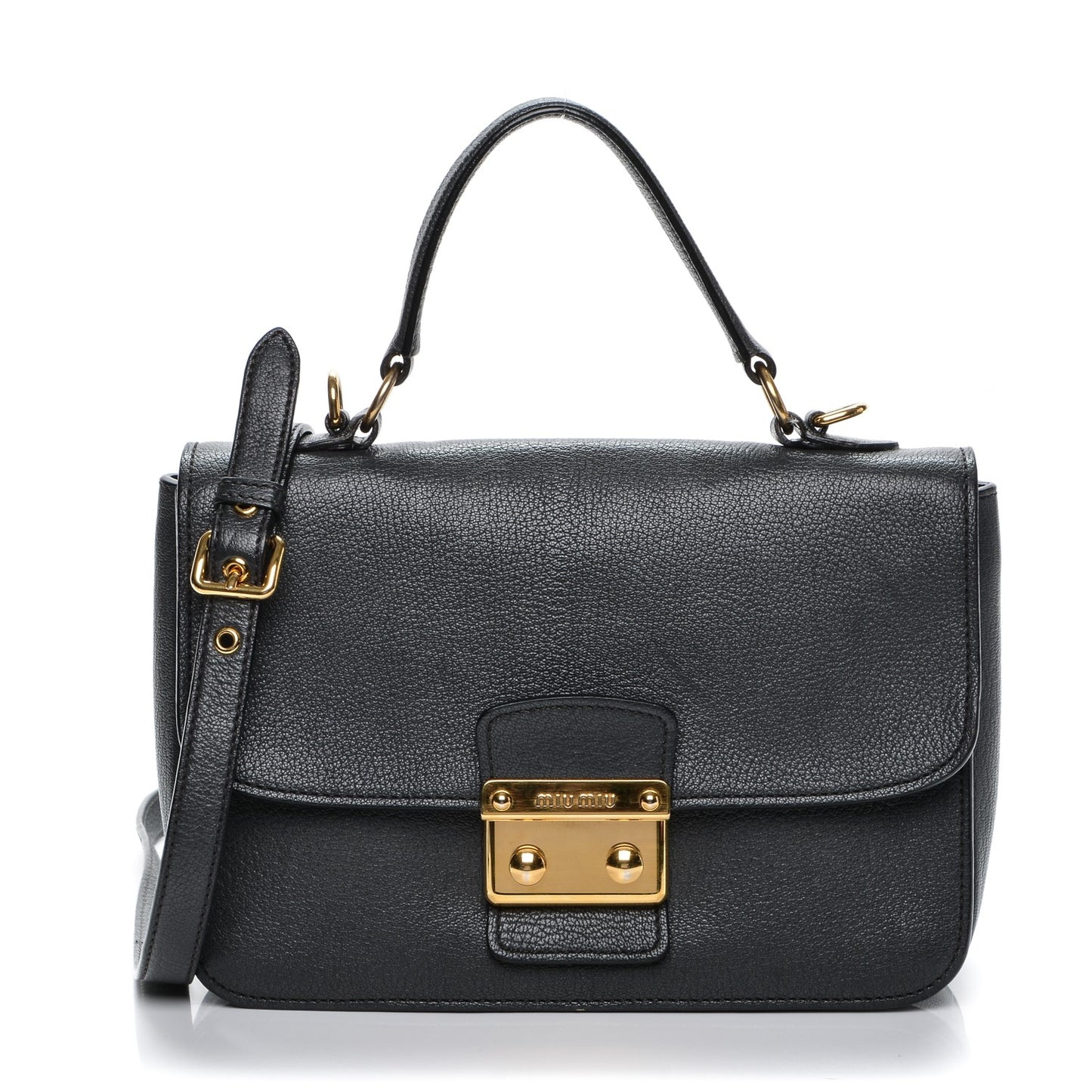Goatskin Madras Shoulder Bag Ardesia