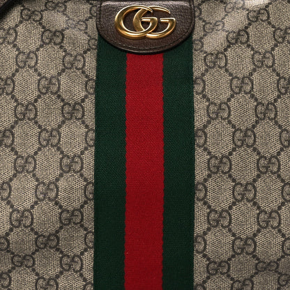 Gucci GG Supreme Monogram Web Small Ophidia Half Moon Hobo Brown 9 of 13