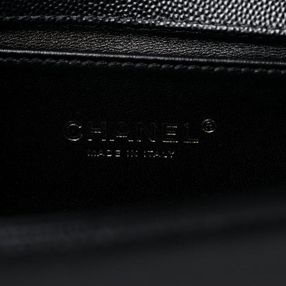 Chanel Caviar Quilted Medium Boy Flap Black 6 of 11