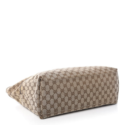Gucci Monogram Web Large Diaper Tote Brown 5 of 20