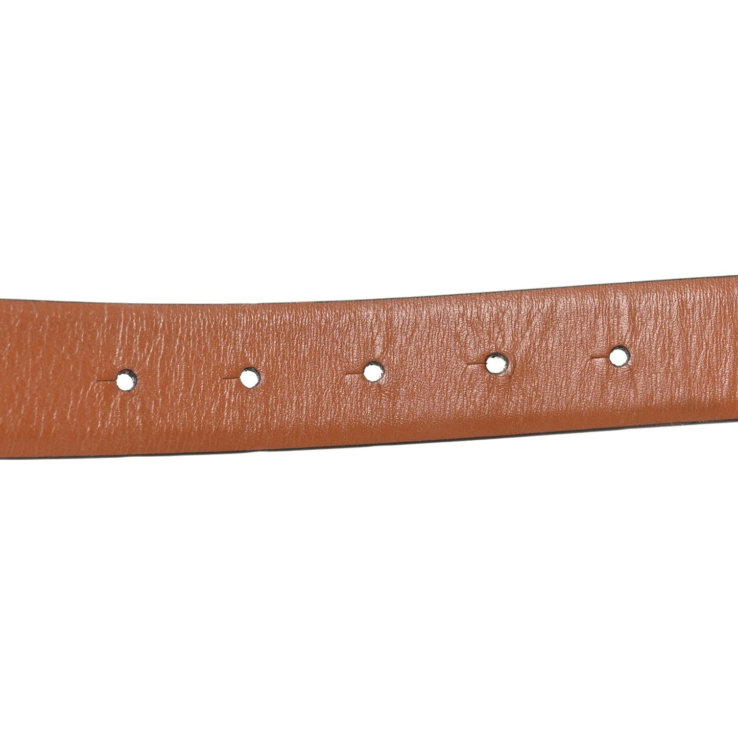 Glossy Calfskin VLogo Reversible 40mm Belt 80 32 Saddle Brown Black