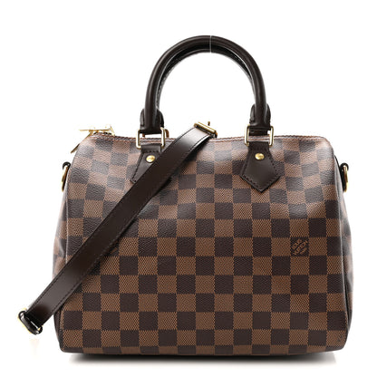 Louis Vuitton Damier Ebene Speedy Bandouliere 25 1 of 10