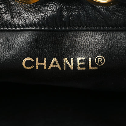 Chanel Lambskin Mini CC Drawstring Bag Black 13 of 25
