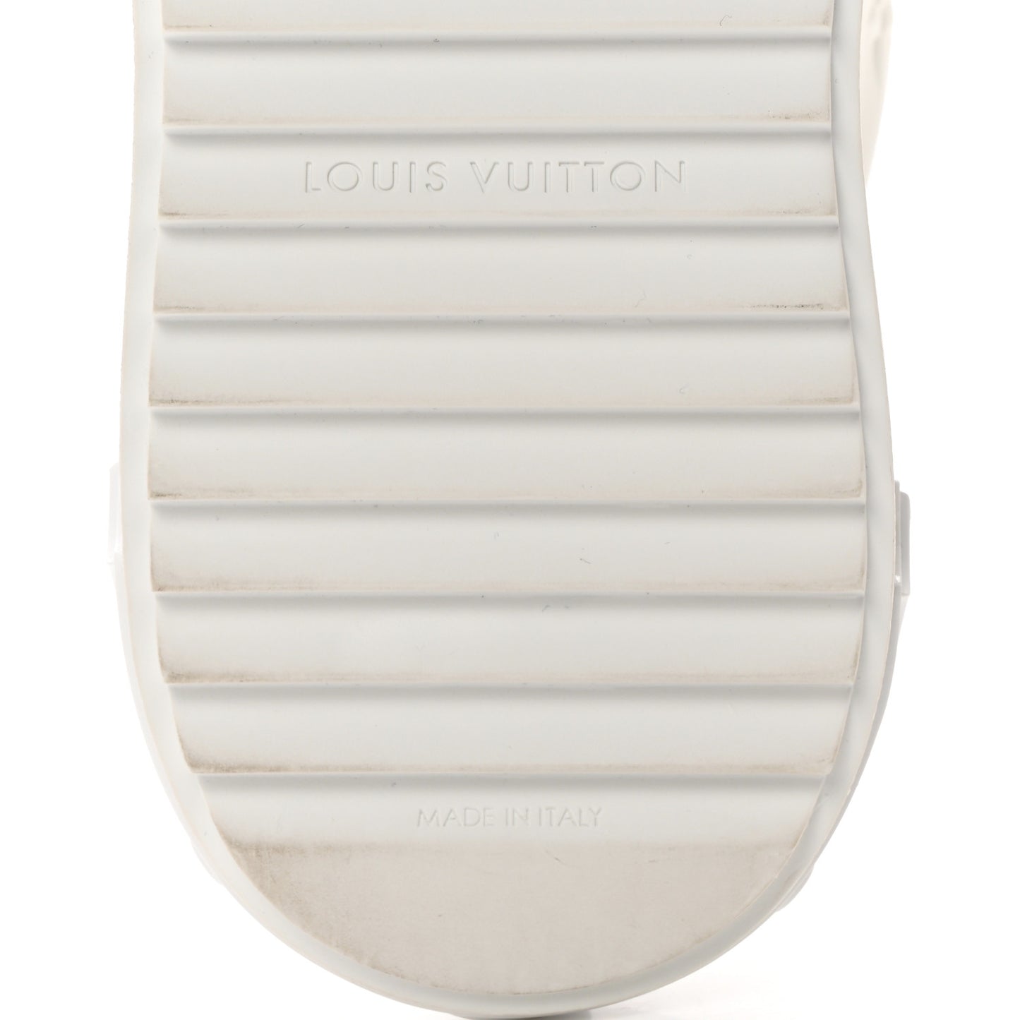 Lambskin Embossed Monogram Time Out Sneakers 38.5 White