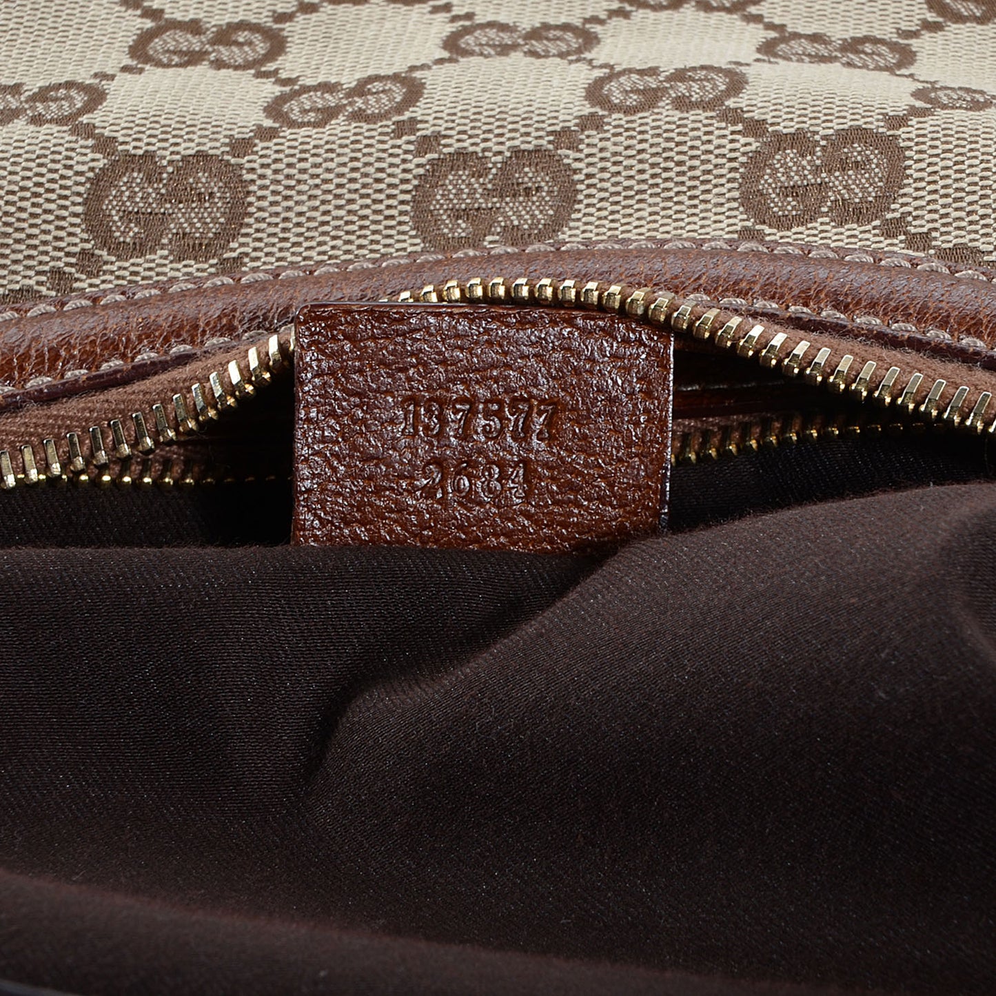 Monogram Bamboo Ring Hobo Brown