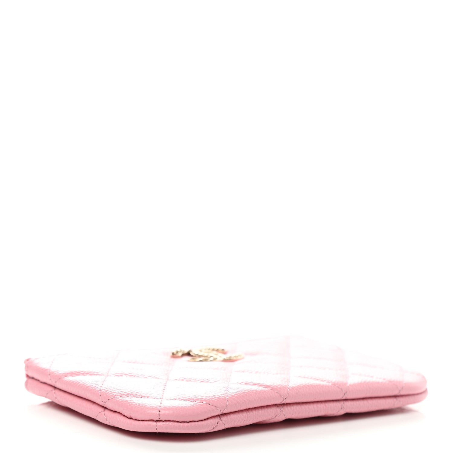 Chanel Caviar Quilted Small Multi Chain Cosmetic Case Light Pink 4 of 9
