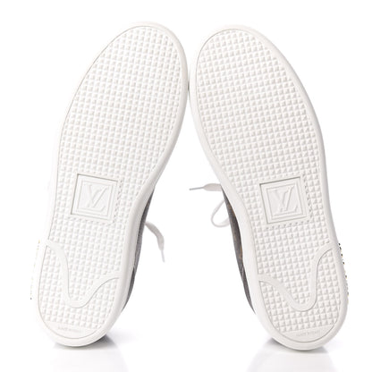 Louis Vuitton Calfskin Monogram LV Black Heart Sneakers 36.5 Cacao 5 of 8