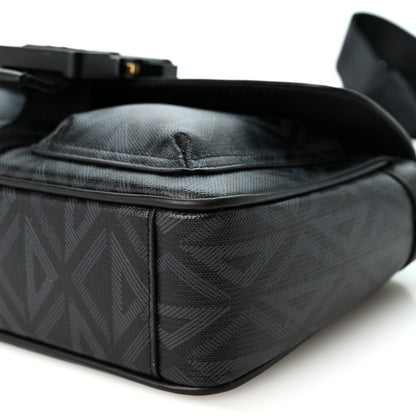 Christian Dior Coated Canvas CD Diamond Hit The Road Bag Black 10 of 10