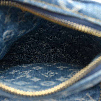 Louis Vuitton Denim Fairfax Pochette Blue 5 of 9