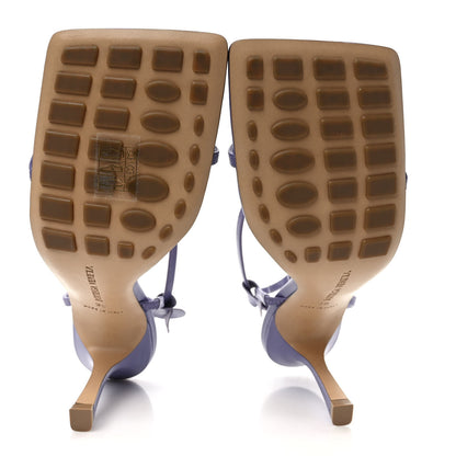 Bottega Veneta Lambskin Studded Stretch Multi Strap 90mm Sandals 39 Lavender 5 of 7