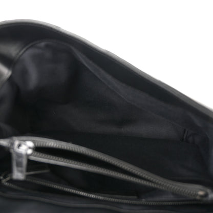 Saint Laurent Calfskin Y Quilted Monogram Monochrome Medium Loulou Chain Satchel Black 5 of 10