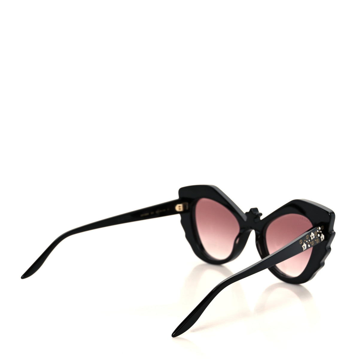 Gucci Acetate Crystal Sunglasses GG1095S Black 1788272  display picture 1