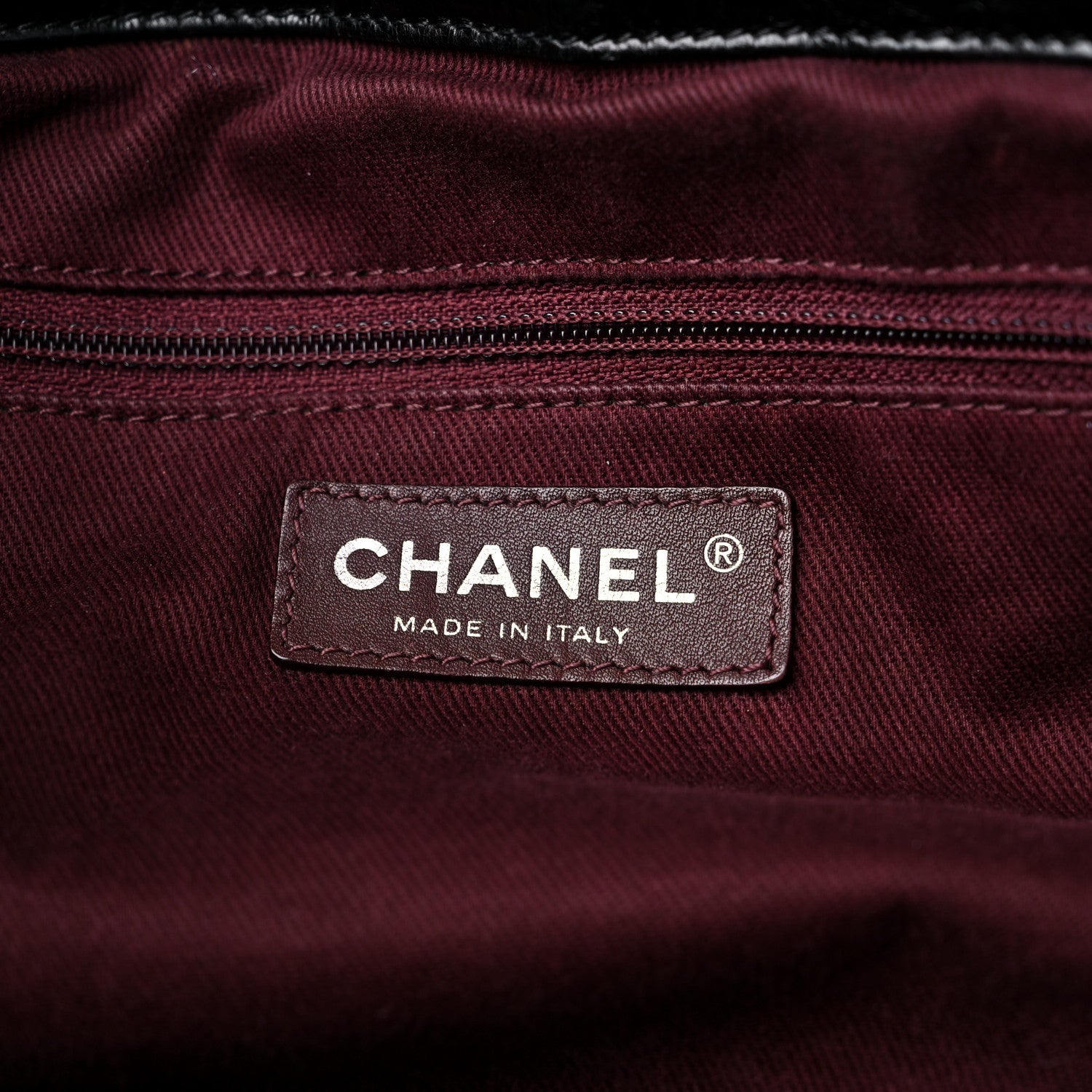 Chanel Iridescent Calfskin Quilted Large In The Mix Tote Black 6 of 14