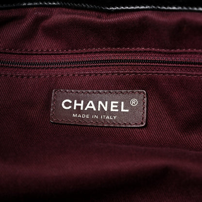 Chanel Iridescent Calfskin Quilted Large In The Mix Tote Black 6 of 14