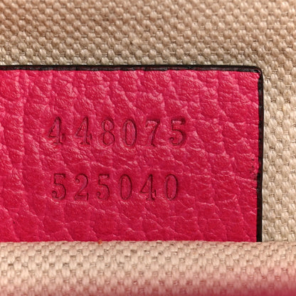 Gucci Dollar Calfskin Crystal Web Medium Dionysus Bamboo Top Handle Bag Box Pink Black Diamond 7 of 12
