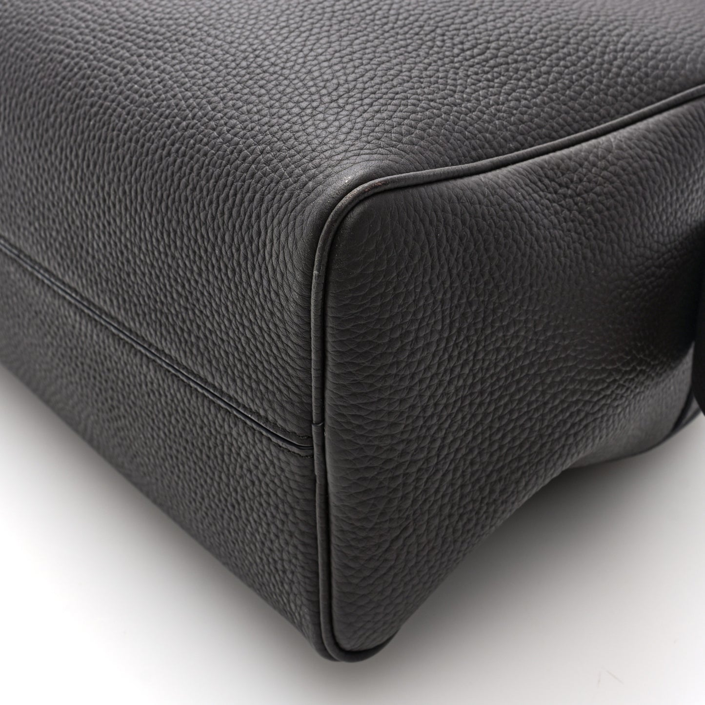 Matte Grained Calfskin India 15.75 Wood Brown