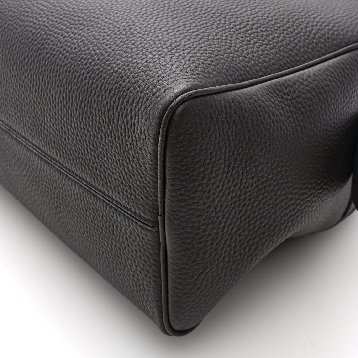 The Row Matte Grained Calfskin India 15.75 Wood Brown 9 of 9