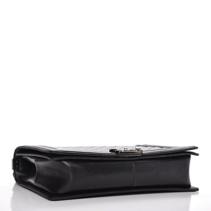 Chanel Lambskin Quilted Large Boy Flap Black 4 of 8