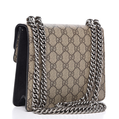 Gucci GG Supreme Monogram Mini Dionysus Shoulder Bag Black 3 of 12