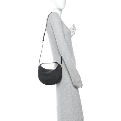 Celine Denim Teen Lulu Shoulder Bag Dark Grey 2 of 8