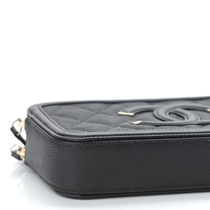 Chanel Caviar Quilted CC Filigree Clutch With Chain Black 9 of 13