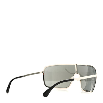 Chanel Metal Shield Runway Sunglasses 71213 Black 4 of 8