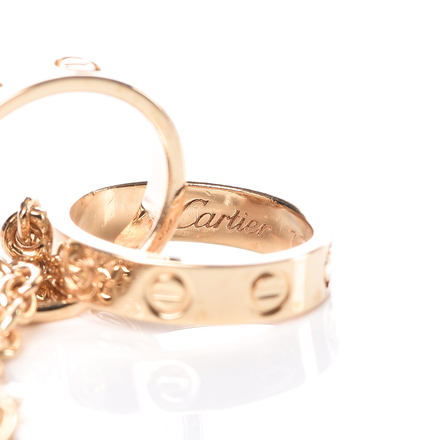 18K Yellow Gold Interlocking LOVE Bracelet