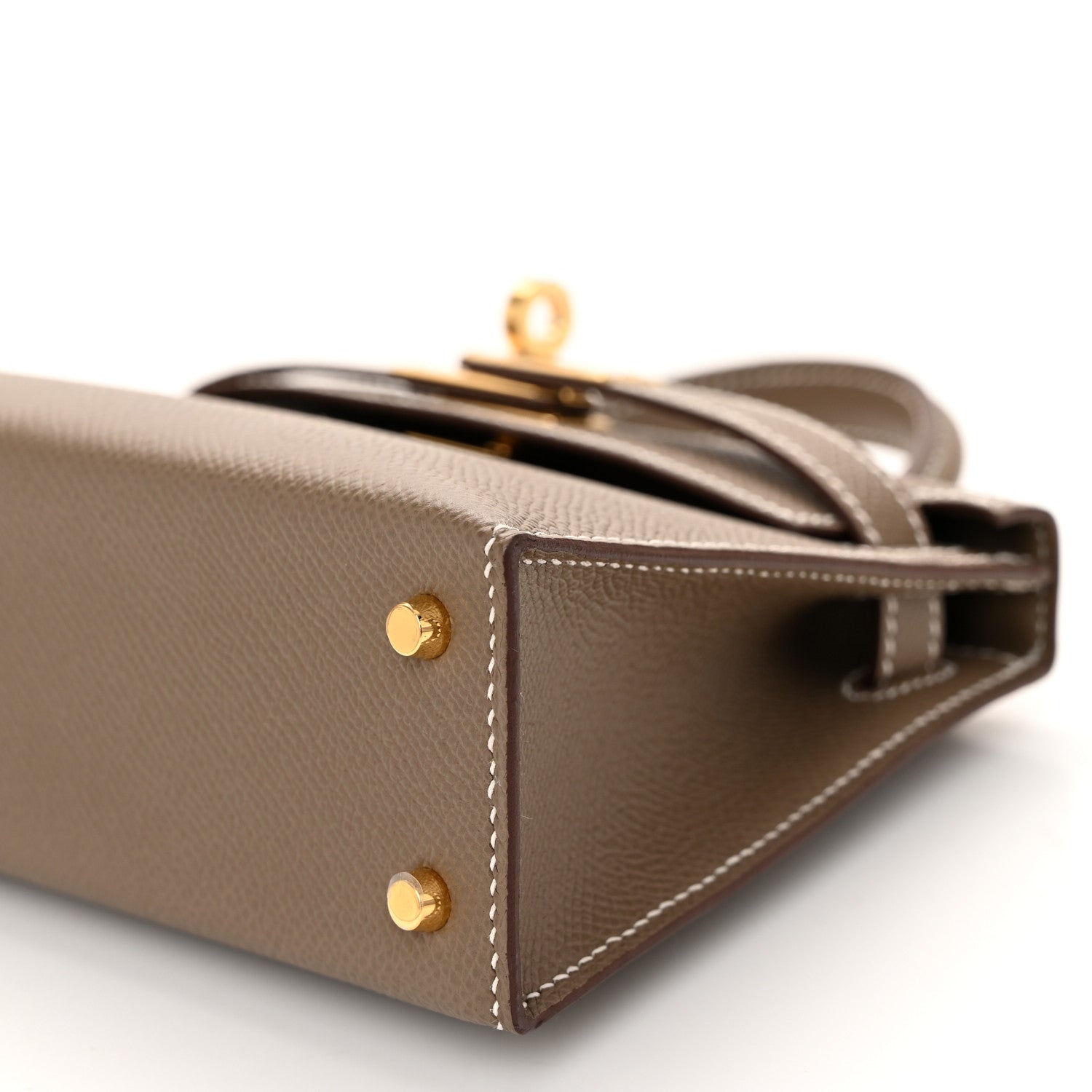 Hermes Epsom Mini Kelly Sellier 20 Etoupe 10 of 11