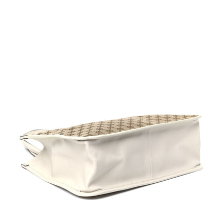 Gucci Monogram New Sakai Calfskin Lux Horsebit 1955 Tote Beige Ebony Mystic White 3 of 4